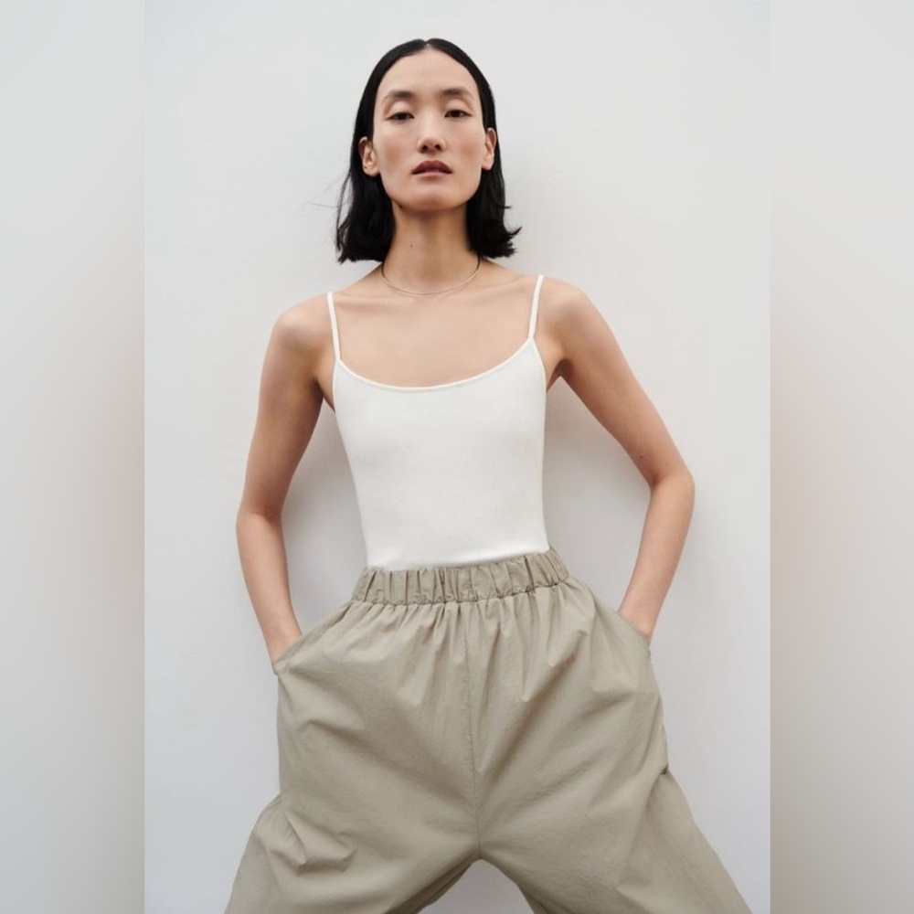 ZARA Combination Tank Moda Jogger Pant Jumpsuit‎ Grunge Revival Indie Sleaze Med - Picture 4 of 9